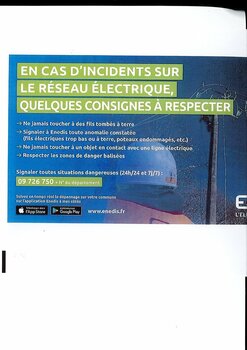 ENEDIS incidents réseau consignes